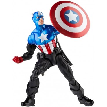 Figura Capitán América Bucky Barnes Avengers Marvel Legends Articulada 15 cms