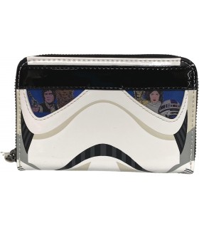 Cartera Billetera Stormtrooper Star Wars Con Cremallera