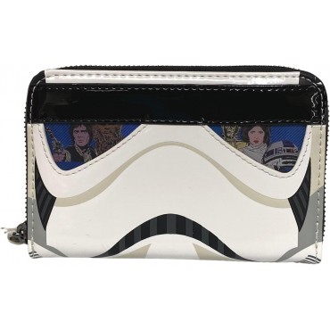 Cartera Billetera Stormtrooper Star Wars Con Cremallera