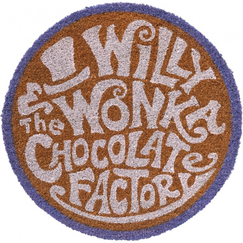 Felpudo Charlie Y La Fabrica De Chocolate Logo Redondo 50 x 50 cms