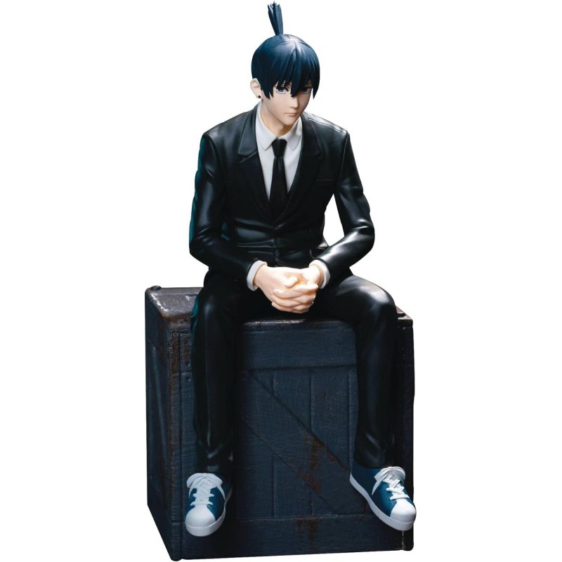 Figura Aki Hayakawa Sentado Chainsaw Man 14 cms