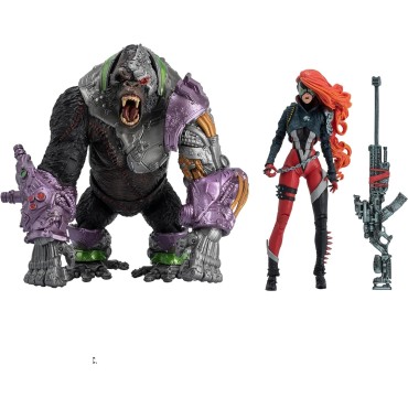 Pack Figuras She Spawn Y Cygor Spawn Articuladas 18 cms