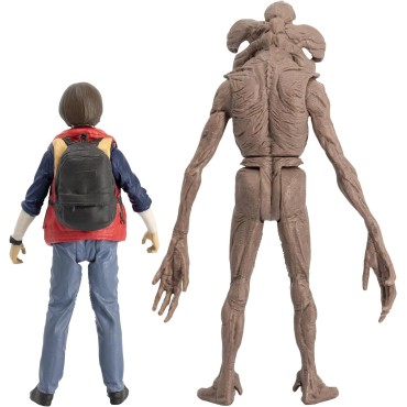 Figuras Will Byers Y Demogorgon Con Cómic Stranger Things Page Punchers 8 cms