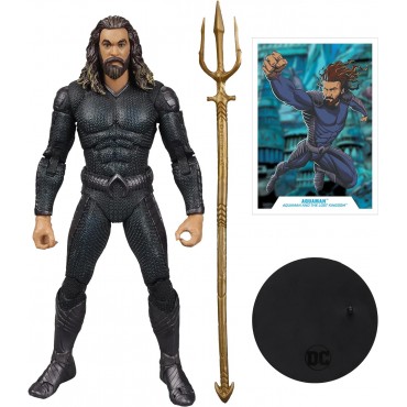 Figura Aquaman Stealth Suit Aquaman Y El Reino Perdido DC Articulada 18 cms