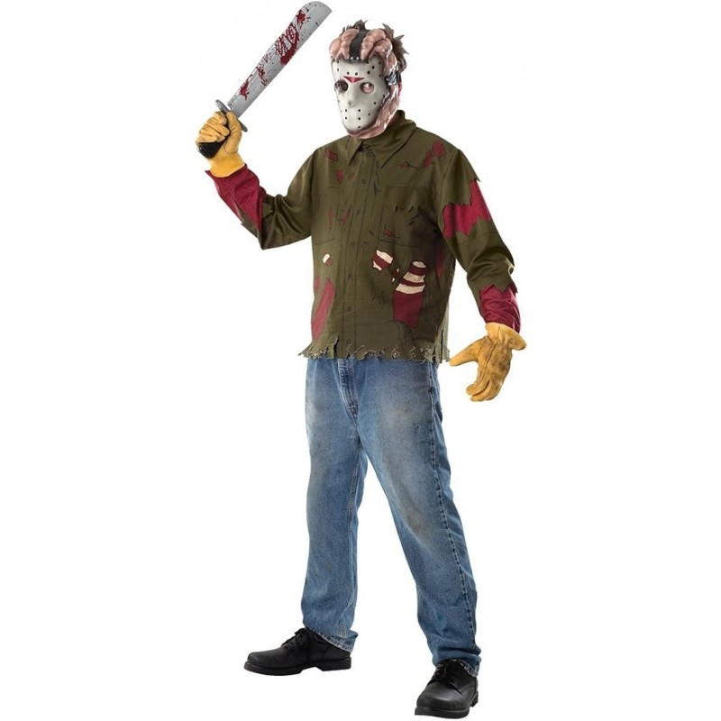 Disfraz Y Máscara Jason Voorhees Viernes 13 Friday 13th Adulto