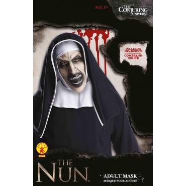 Máscara Y Cofia La Monja The Nun Conjuring Universe Adulto 