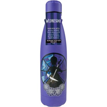Botella Metálica Térmica Wednesday Miércoles 500 mls