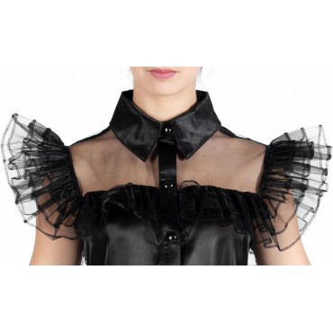 Disfraz Vestido De Baile Wednesday Addams Miércoles Addams Talla M