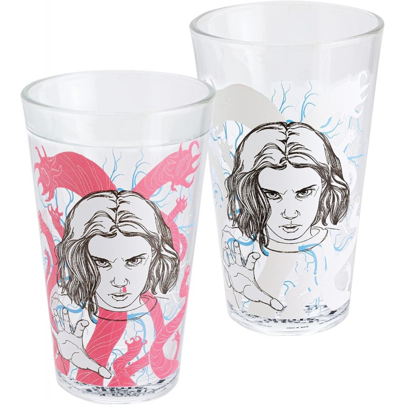 Vaso Térmico Eleven Stranger Things Cambia Con El Frío Cristal 450 mls