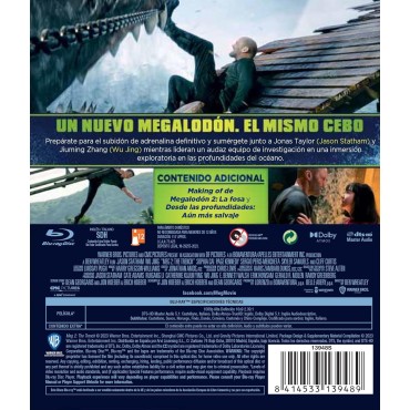 Megalodón 2: la Fosa [Blu-ray] (2023) Meg 2: The Trench