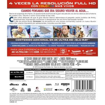 Tiburón 2 [4K UHD,Blu-ray] (1978) Jaws 2