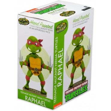 Figura Raphael TMNT Las Tortugas Ninja Head Knockers 16,5 cms