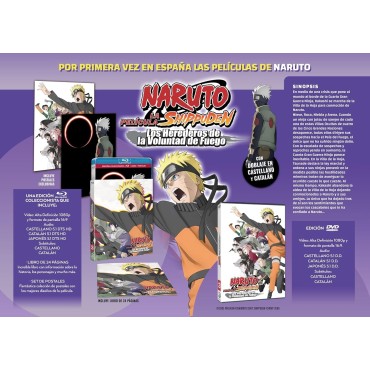 Naruto Shippuden 3: Los Herederos de la Voluntad de Fuego [Blu-ray] (2009) aruto: Shippuuden Movie 3 - Hi no Ishi wo Tsugu Mono