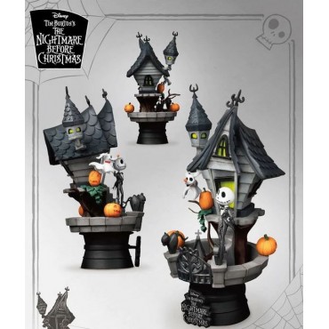 Diorama Casa Encantada De Jack Pesadilla Antes De Navidad Nightmare Before Christmas Disney 15 cms