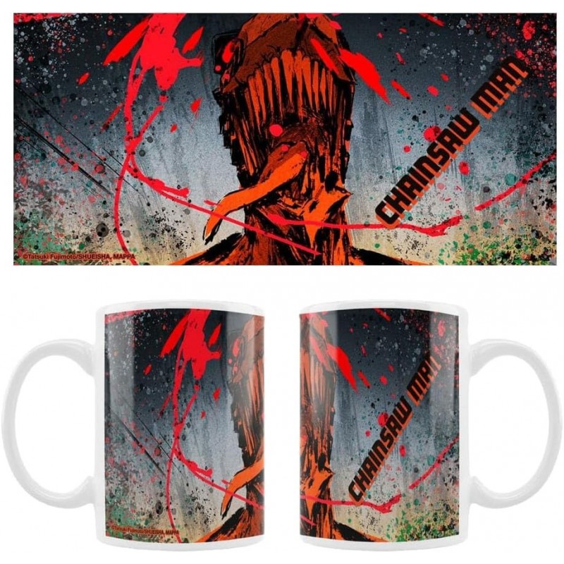 Taza Chainsaw Man Cerámica 320 mls