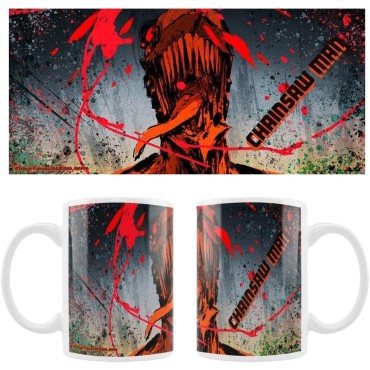 Taza Chainsaw Man Cerámica 320 mls