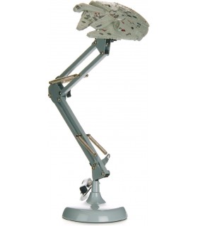 Lámpara De Mesa Halcón Milenario Y Brazo Flexible Star Wars 60 cms