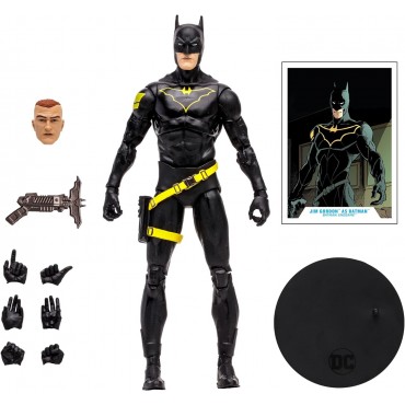 Figura Jim Gordon As Batman DC Multiverse Articulada 18 cms
