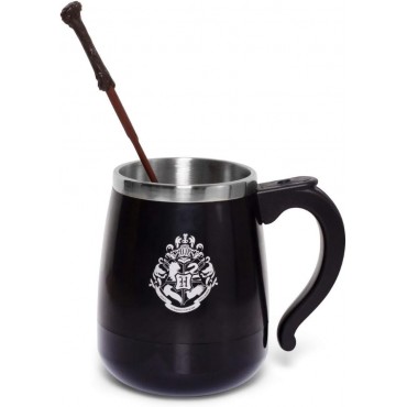 Taza Que Se Mueve Sola Con Varita Harry Potter 350 mls