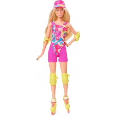 Figura Barbie Patinadora En Línea Articulada 30 cms