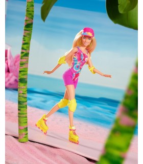 Figura Barbie Patinadora En Línea Articulada 30 cms