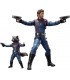 Set Figuras Star-Lord Y Rocket Raccoon Guardianes De La Galaxia Vol. 3 Marvel Articuladas 15 cms Y 6 cms