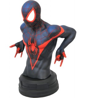Figura Busto Miles Morales Spider-Man Edición Limitada Marvel 18 cms