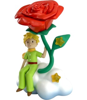 Figura El Principito Bajo La Rosa 9,3 cms