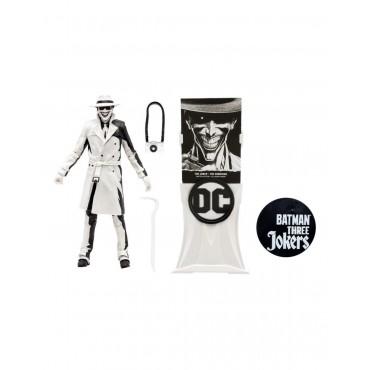 Figura Joker The Comedian Batman Three Jokers Sketch Edition Gold Label Edición Limitada Articulada 18 cms
