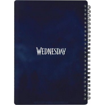 Libreta Efecto 3D Wednesday Espiral 