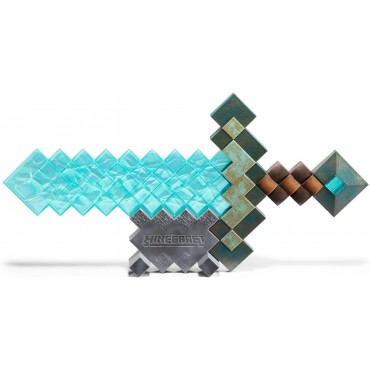 Réplica Espada Diamond Sword Minecraft 50 cms