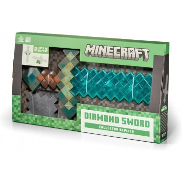 Réplica Espada Diamond Sword Minecraft 50 cms