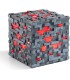 Réplica Redstone Ore Con Luz Minecraft 10 cms