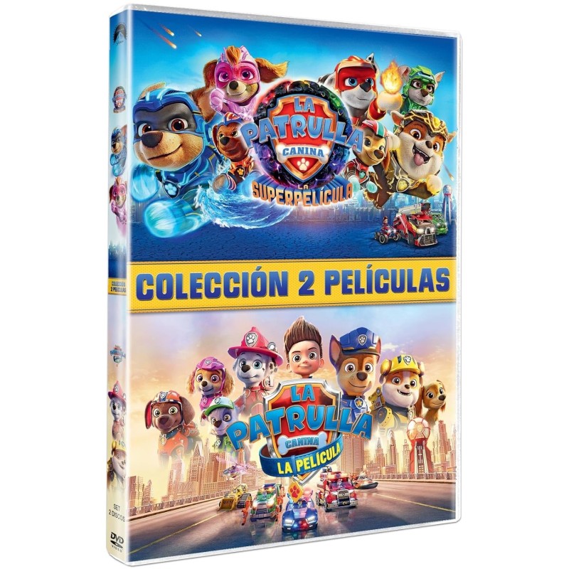La Patrulla Canina (Paw Patrol) Pack 2 peliculas (DVD): La Pelicula (The Movie) + La Superpelicula (The Mighty Movie) [DVD]