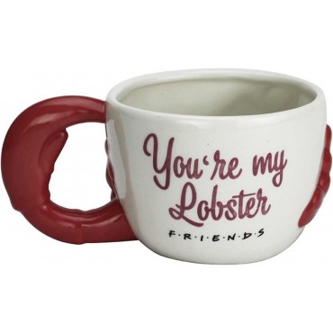 Taza 3D Langosta Friends Cerámica 500 mls