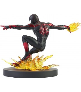 Figura Spider-Man Miles Morales Gamerverse Marvel Diorama 18 cms