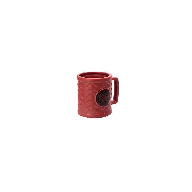 Taza 3D Escamas Dragón Targaryen Juego De Tronos Cerámica 500 mls