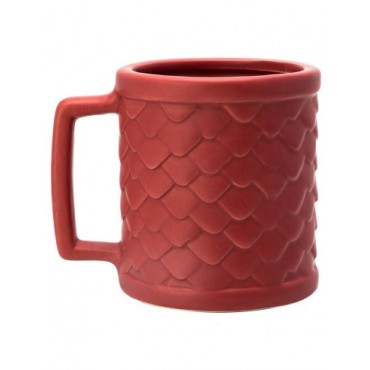 Taza 3D Escamas Dragón Targaryen Juego De Tronos Cerámica 500 mls