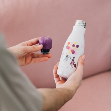 Botella Wonka Never Let Them Steal Your Dreams Metálica 260 mls