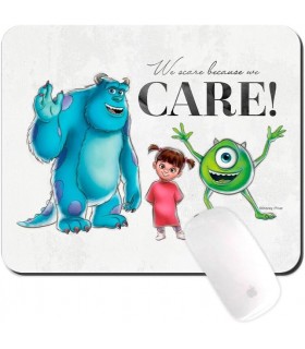 Alfombrilla Ratón Mousepad We Scare Because We Care Monstruos S.A. Pixar 100 Aniversario Disney
