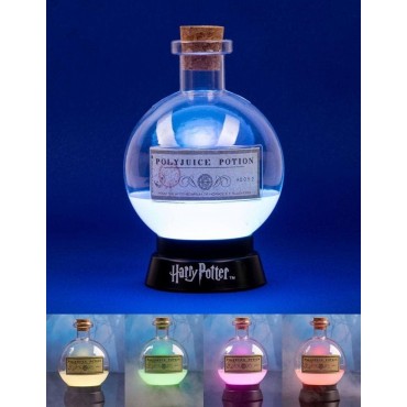 Lámpara Frasco Poción Multijugos Cambia De Color Harry Potter 14 cms