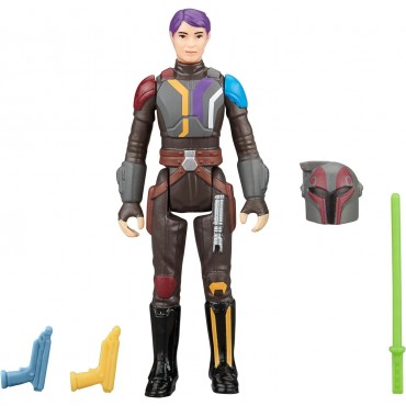 Figura Sabine Wren Star Wars Ahsoka Articulada 9,5 cms