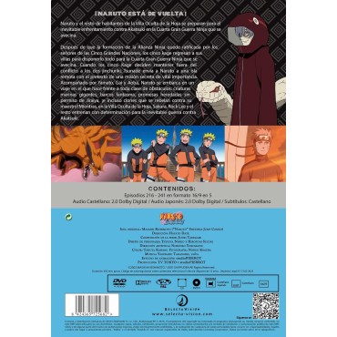 Naruto Shippuden Box 9 (Episodios 216 a 241) [DVD]