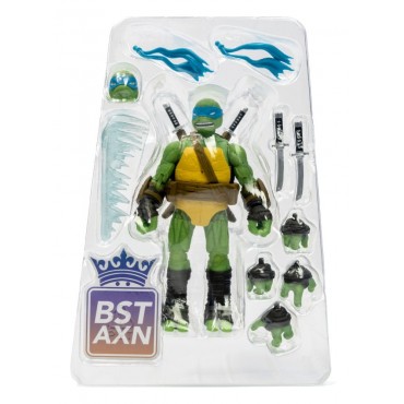 Figura Leonardo Las Tortugas Ninja Articulada 13 cms