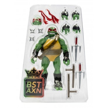Figura Raphael Las Tortugas Ninja Articulada 13 cms