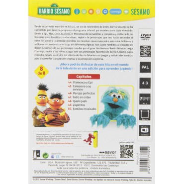 Barrio Sésamo: Juega Conmigo - Volumen 8 [DVD]