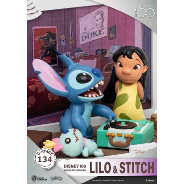 Figura Diorama Lilo & Stitch Disney 100 Years os Wonder 10 cms