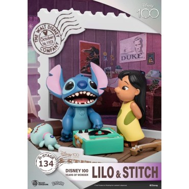 Figura Diorama Lilo & Stitch Disney 100 Years os Wonder 10 cms