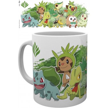 Taza Pokemon Grass Partners Cerámica 320 ml