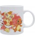 Taza Pokemon Fire Starters White Cerámica 320 ml